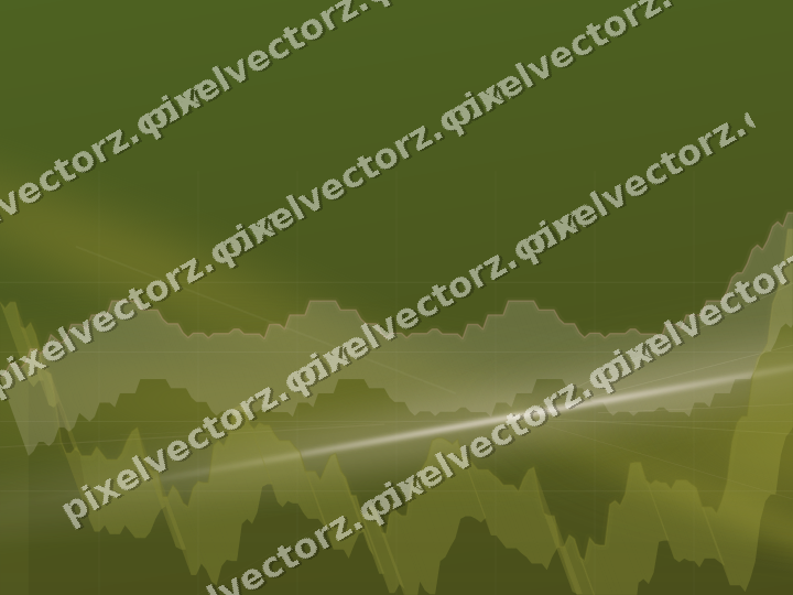 Glowing neon chart background in yellow and red