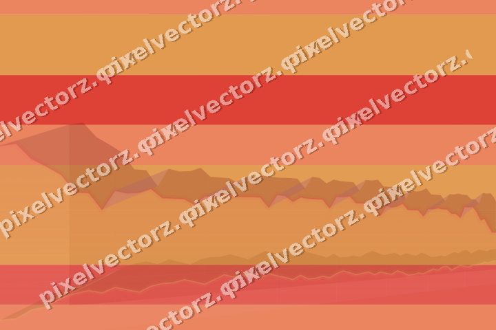 Soft pastel chart background in red and orange