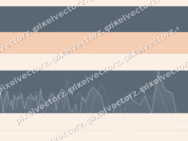 Glowing neon chart background in blue and orange