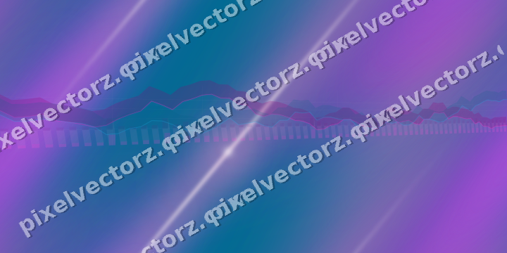 Nahtloser Neon Diagramm Hintergrund in Magenta und Violett