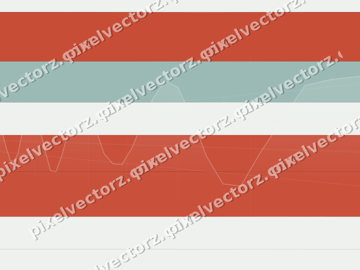 Glowing neon chart background in red and orange