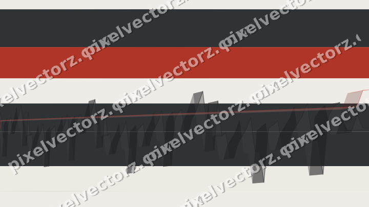 Soft pastel chart background in red and pale amber