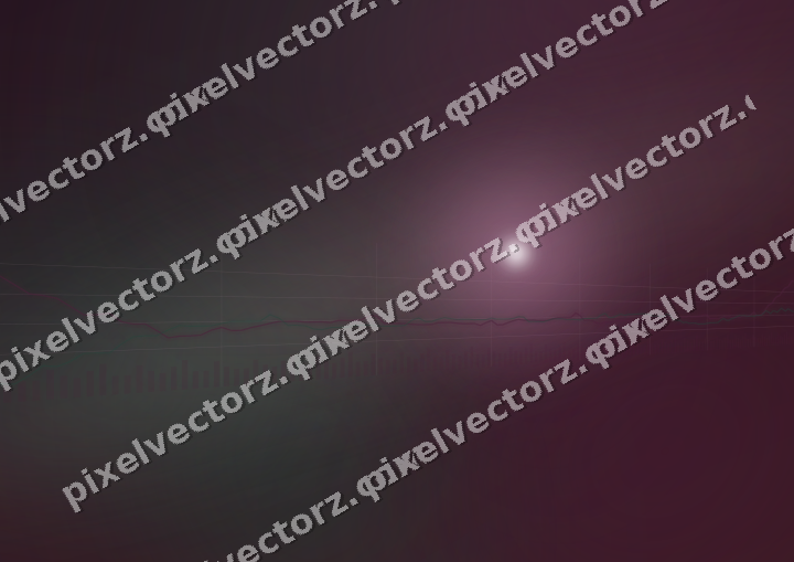 Glowing neon chart background in dark magenta and pink