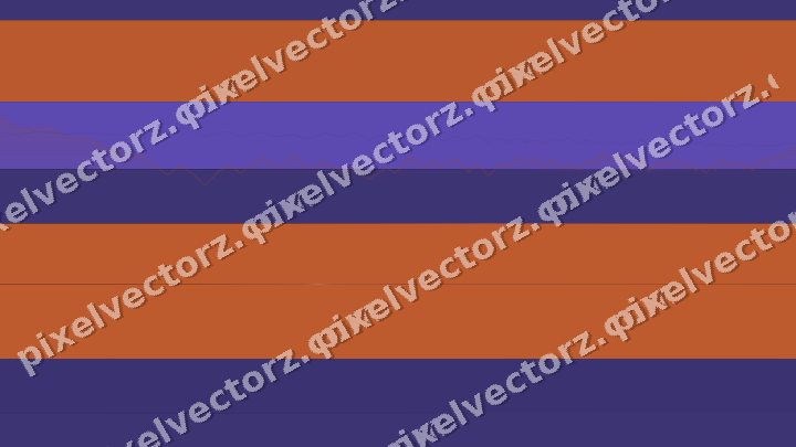 Glowing neon chart background in orange and blue