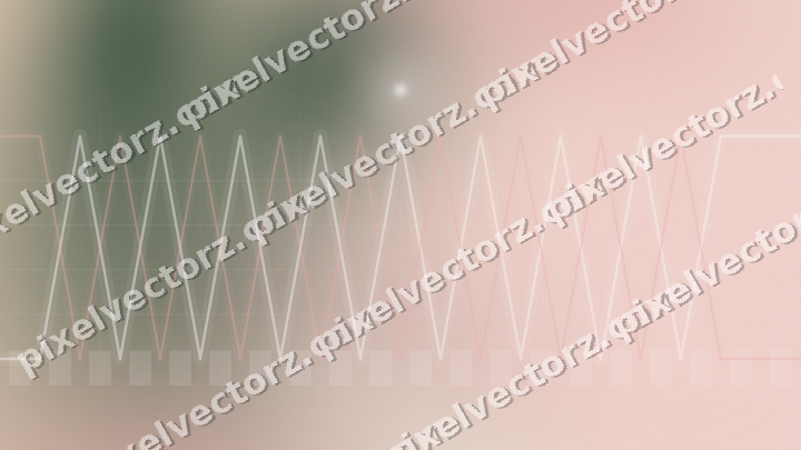 Soft pastel chart background in red and dark green