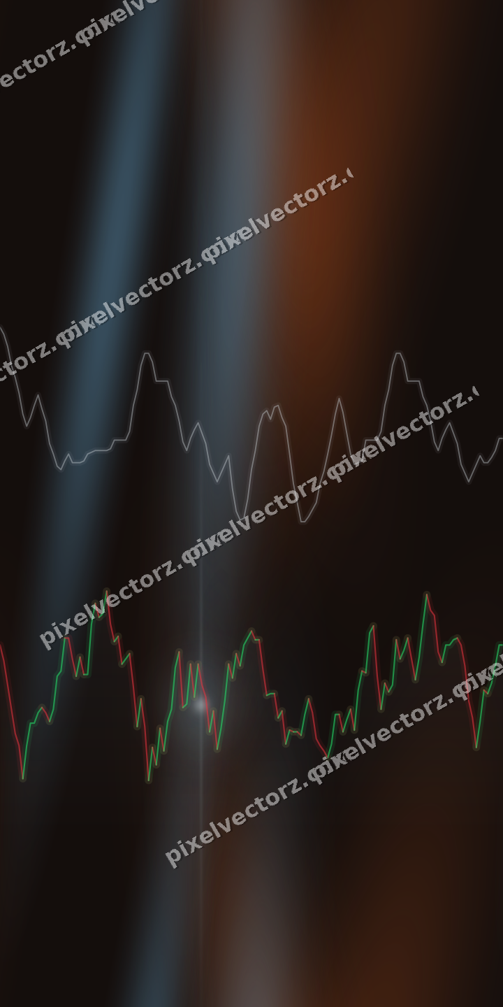 Nahtloser Neon Diagramm Hintergrund in Türkis und Rot