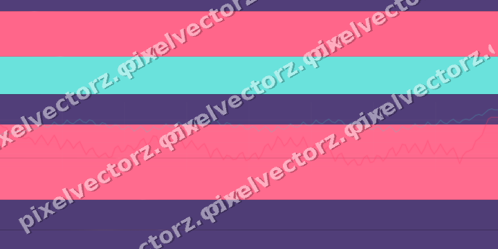 Glowing neon chart background in pink and amber