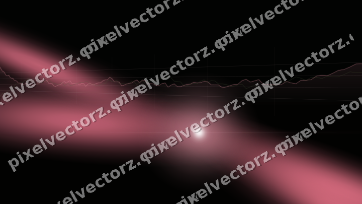 Glowing neon chart background in pink and lime