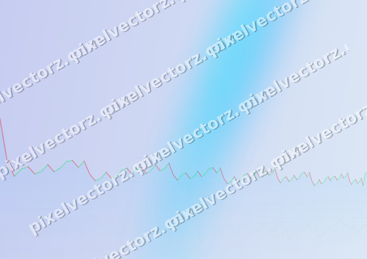 Soft pastel chart background in cyan and blue