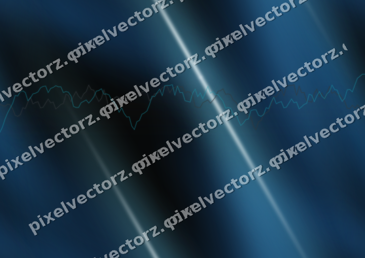 Nahtloser Neon Diagramm Hintergrund in Blau und Petrol