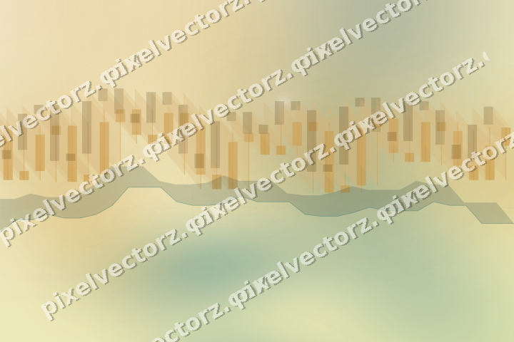 Soft pastel chart background in amber and dark teal