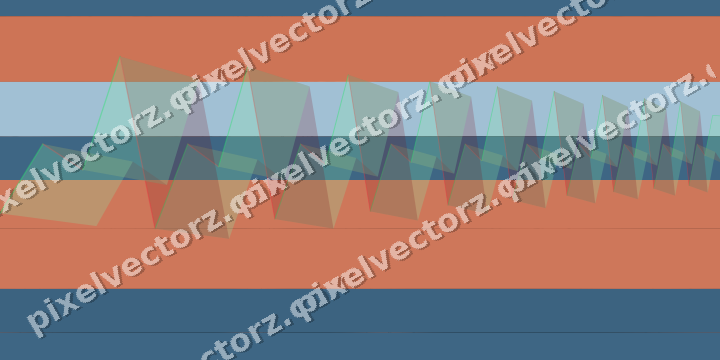 Glowing neon chart background in orange and cyan