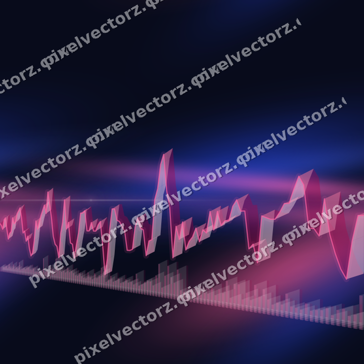 Nahtloser Neon Diagramm Hintergrund in Rosa und Blau
