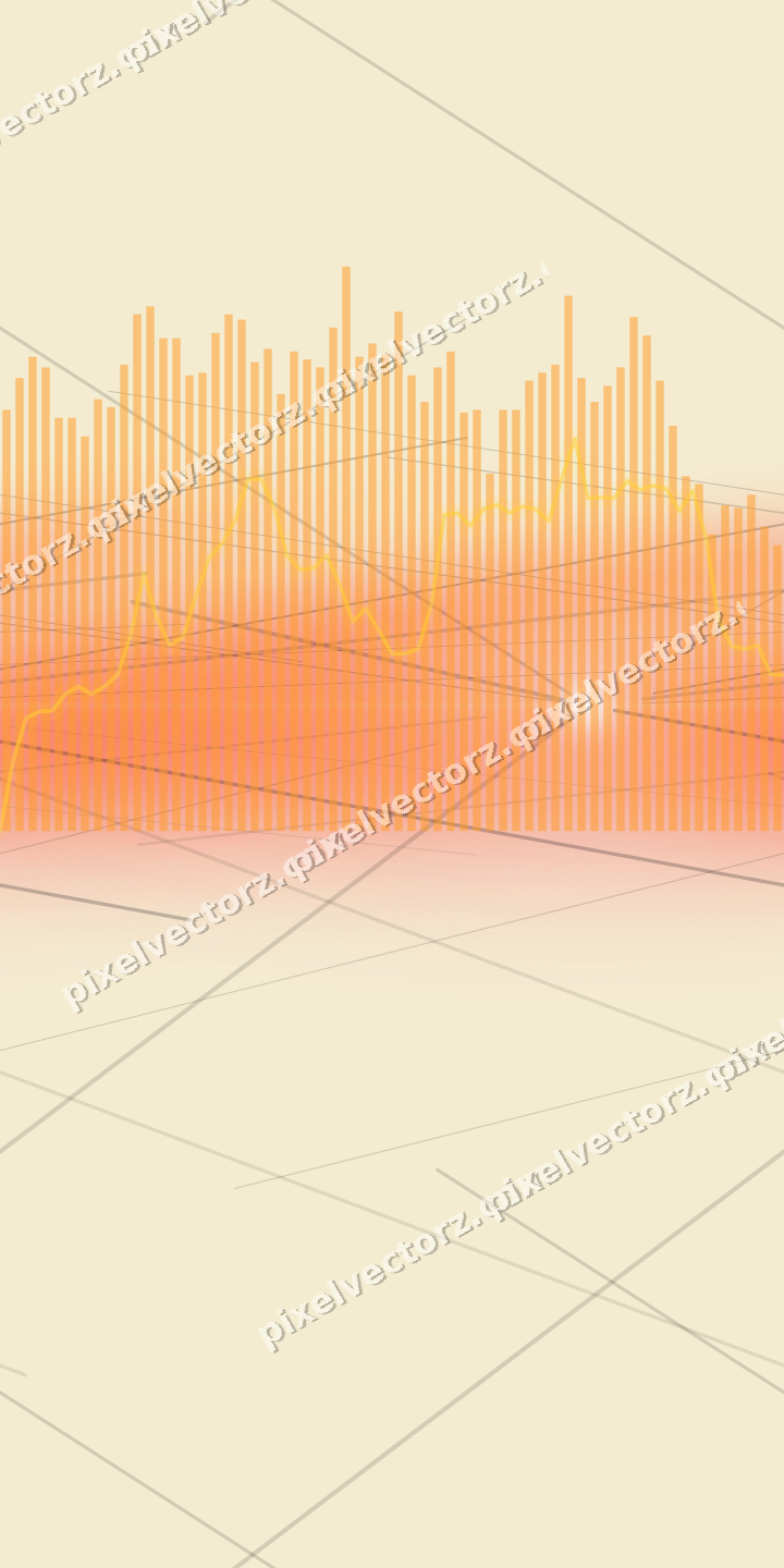 Nahtloser Pastell Diagramm Hintergrund in Orange und Bernstein