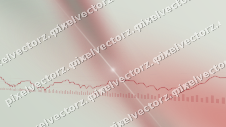 Soft pastel chart background in red and pale lime