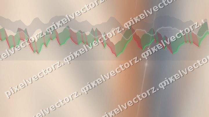 Nahtloser Pastell Diagramm Hintergrund in Dunkelblau und Orange