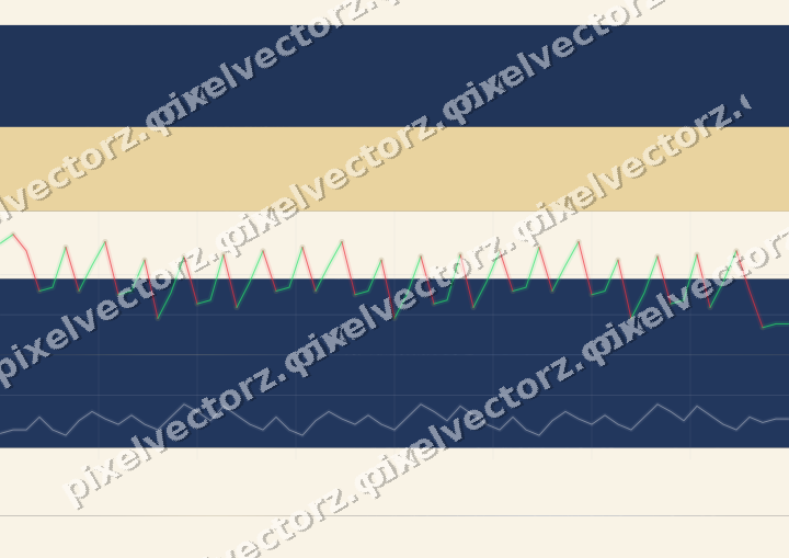 Glowing neon chart background in blue and amber