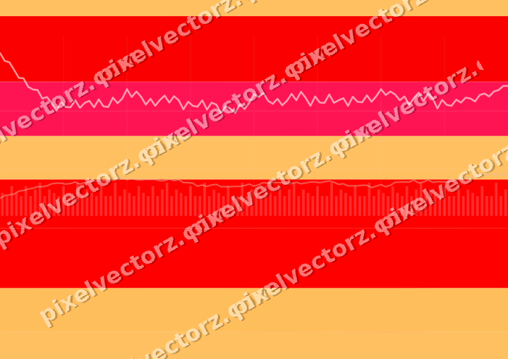 Soft pastel chart background in red and orange