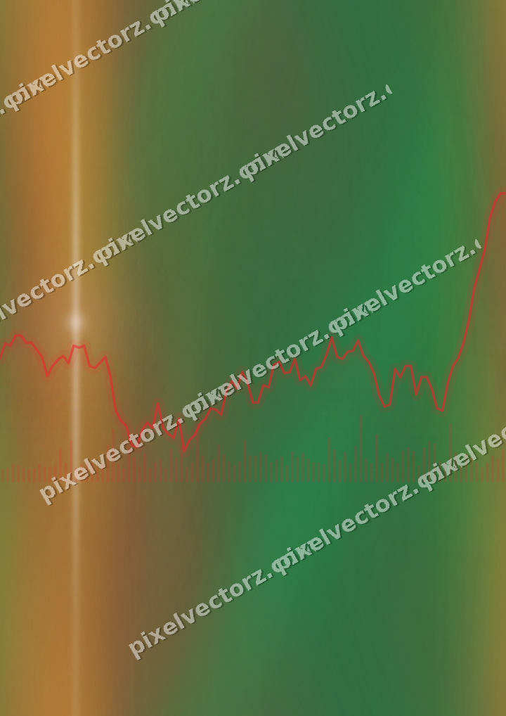 Nahtloser Neon Diagramm Hintergrund in Rot und Orange