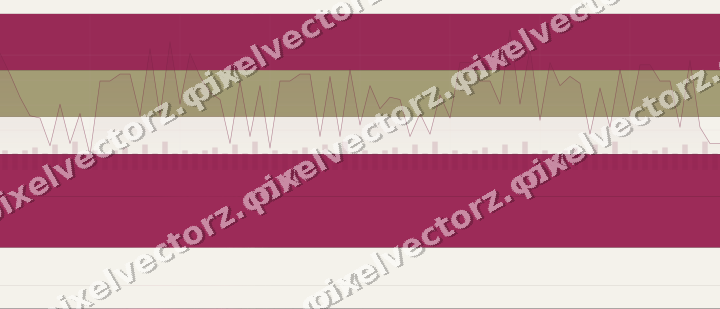 Glowing neon chart background in pink and yellow