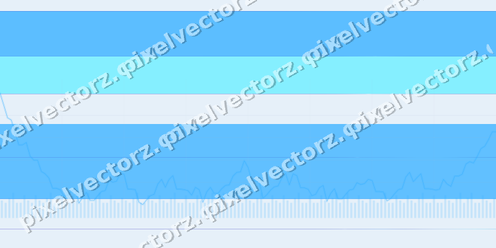 Glowing neon chart background in cyan and blue