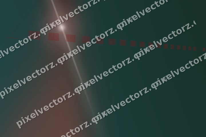 Glowing neon chart background in dark red and dark green