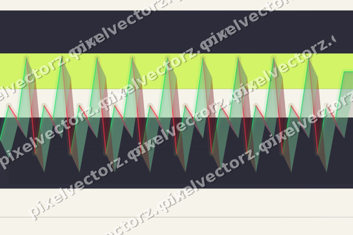 Glowing neon chart background in blue and purple