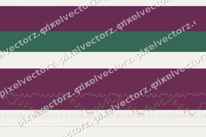 Glowing neon chart background in magenta and pink