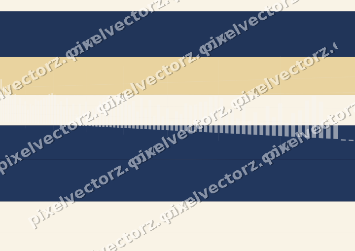 Glowing neon chart background in dark blue and amber