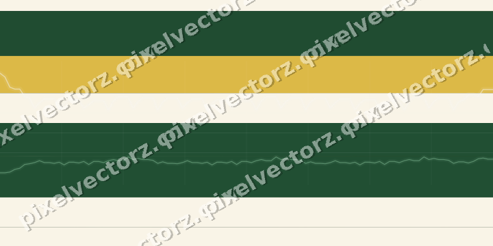 Glowing neon chart background in dark green and amber