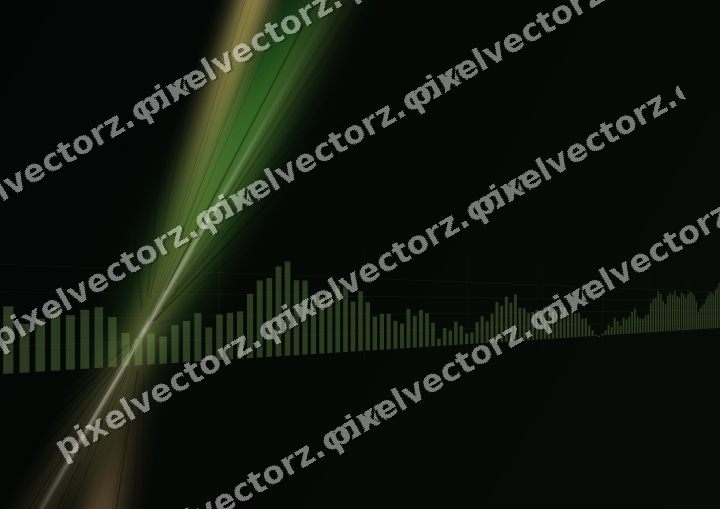 Leuchtender Neon Diagramm Hintergrund in Limette und Gelb