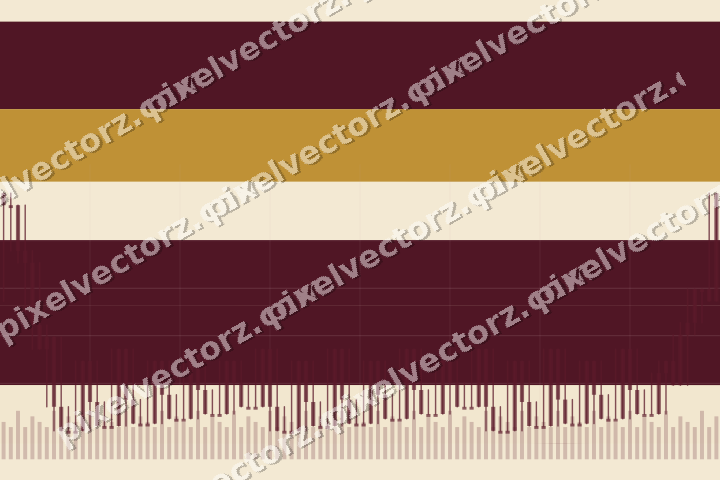 Soft pastel chart background in dark pink and amber
