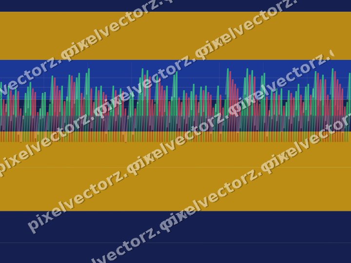 Soft pastel chart background in amber and blue