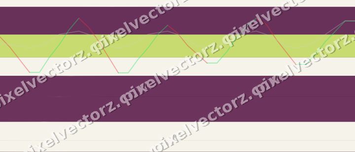 Glowing neon chart background in dark magenta and lime