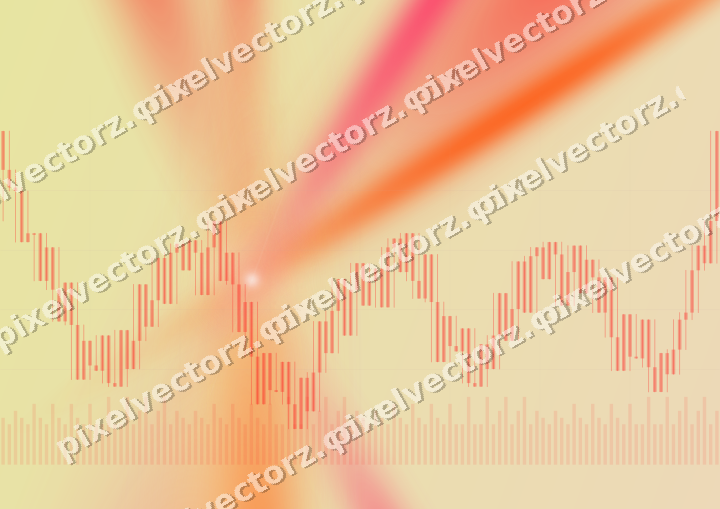 Soft pastel chart background in red and orange