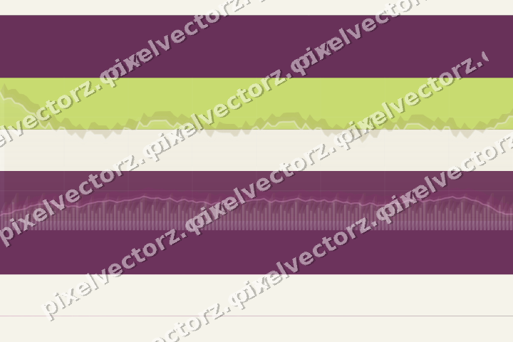 Glowing neon chart background in magenta and lime