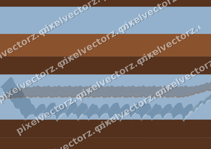 Soft pastel chart background in blue and orange