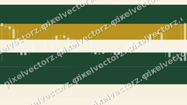 Soft pastel chart background in dark green and amber