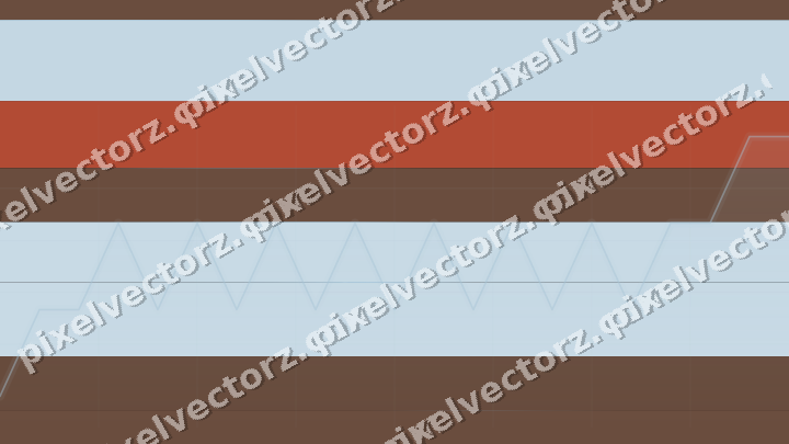 Glowing neon chart background in cyan and red
