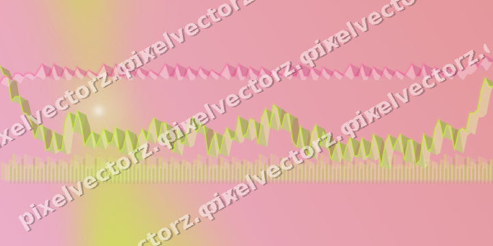 Soft pastel chart background in lime and amber