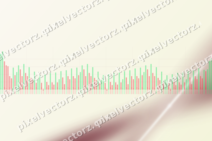 Soft pastel chart background in dark pink and red