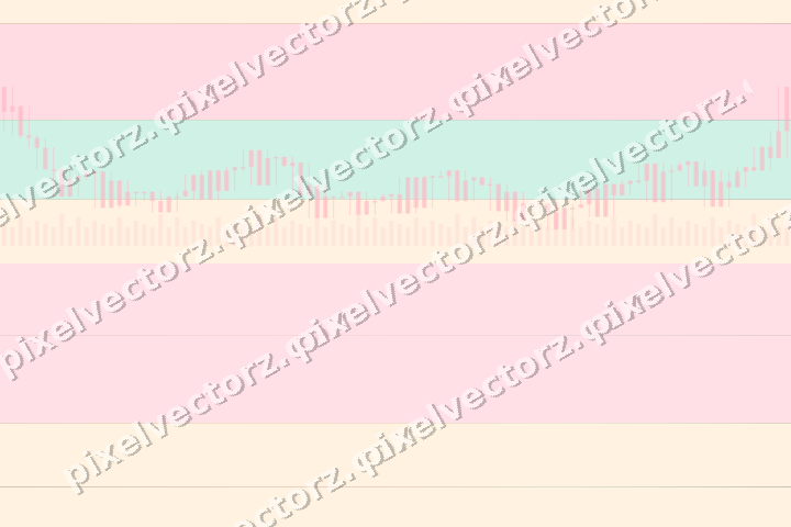 Glowing neon chart background in pink and amber