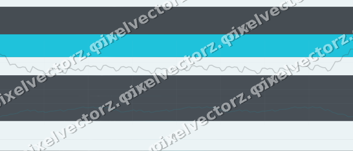 Glowing neon chart background in teal and pale cyan