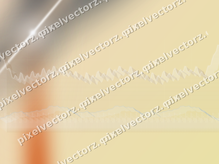 Soft pastel chart background in dark blue and orange