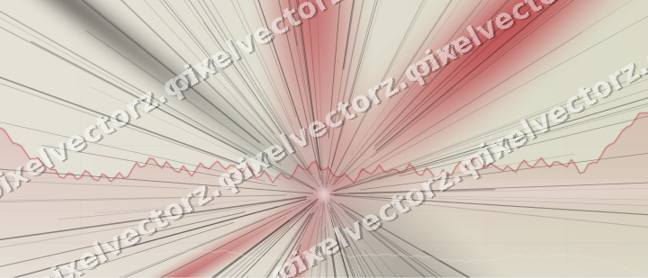 Soft pastel chart background in red and pale amber