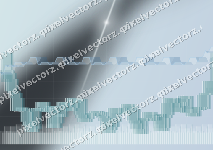 Soft pastel chart background in teal and pale cyan