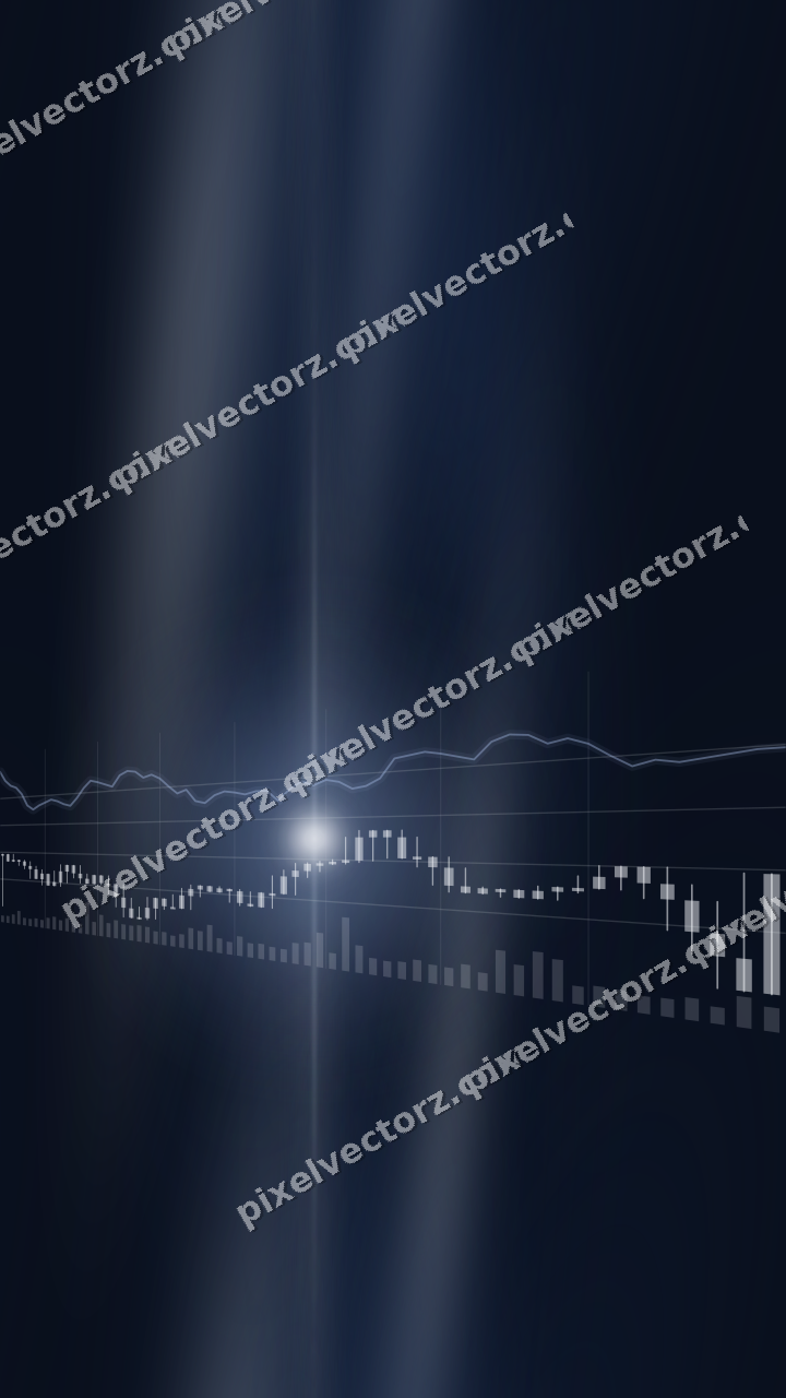 Nahtloser Neon Diagramm Hintergrund in Dunkelblau und Weiß