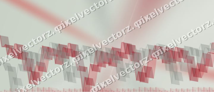 Soft pastel chart background in red and pale lime