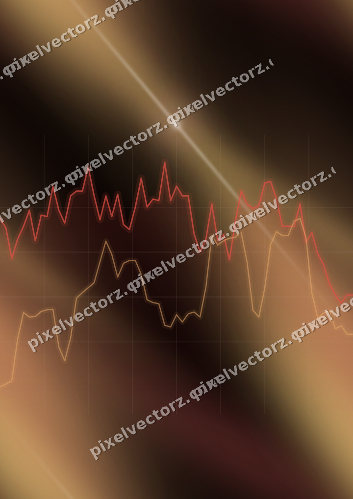 Nahtloser Neon Diagramm Hintergrund in Rot und Orange