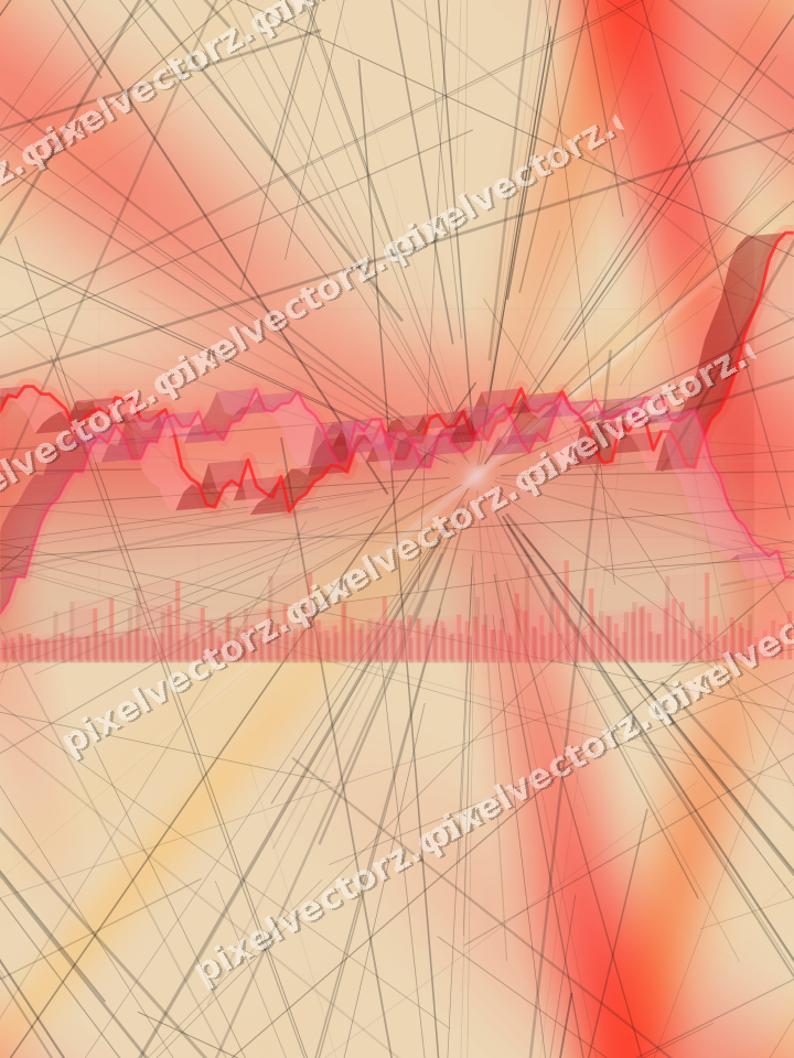 Nahtloser Pastell Diagramm Hintergrund in Rot und Orange